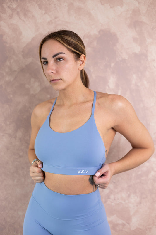 Bella Rose Sports Bra - Bluebell
