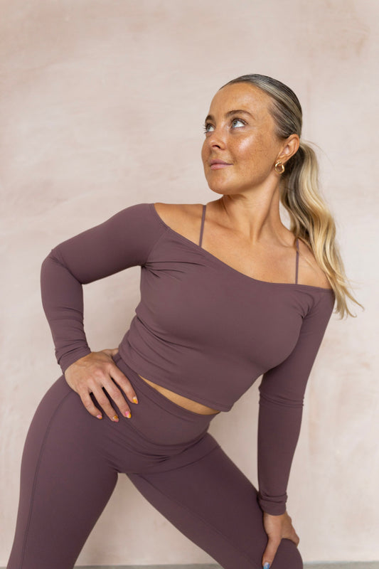 Lorenza Longsleeve Top - Fig