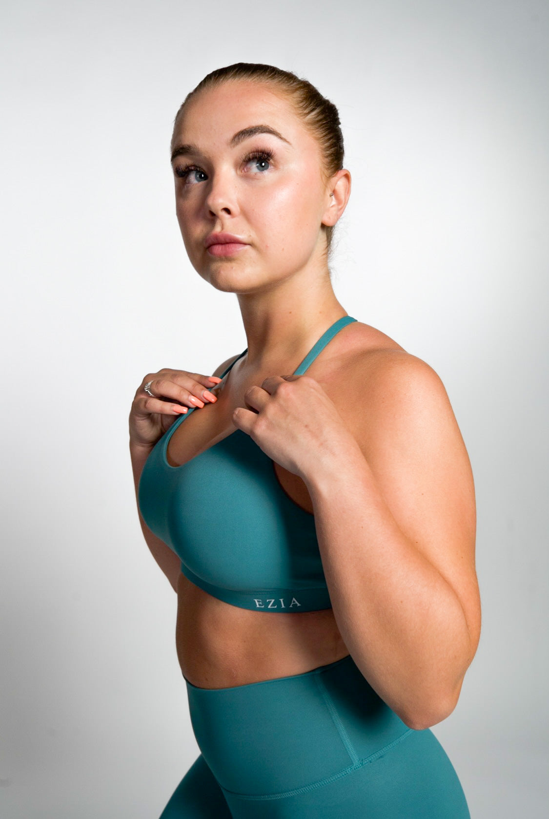 Bella Rose Sports Bra - Teal