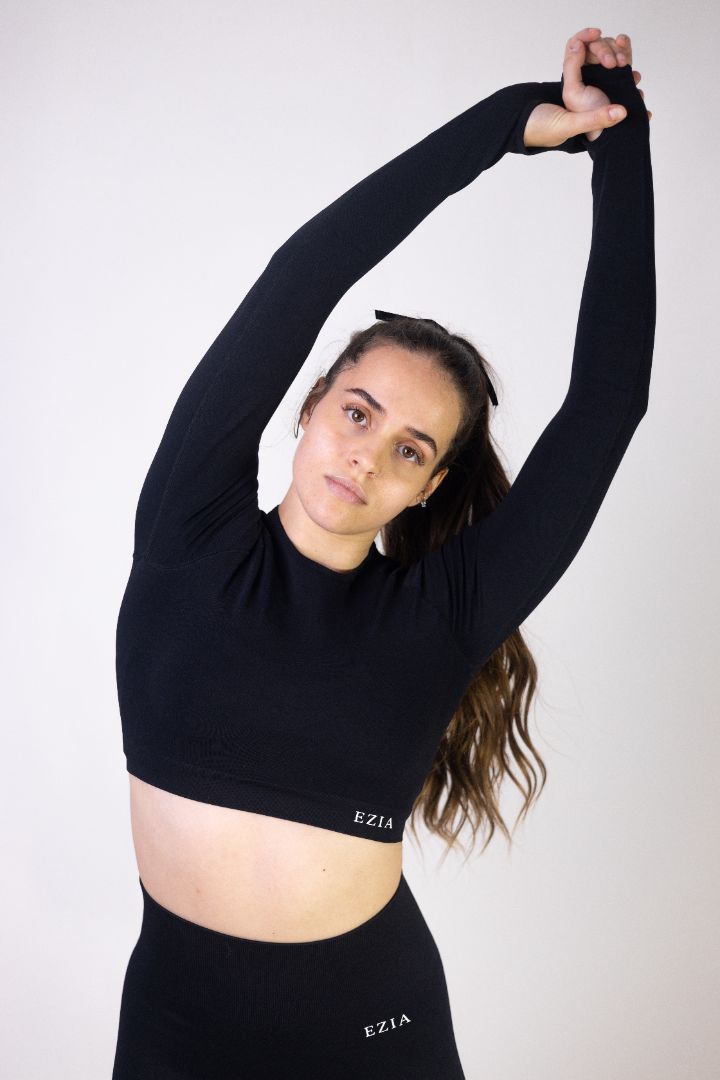 Lila Longsleeve Crop Top