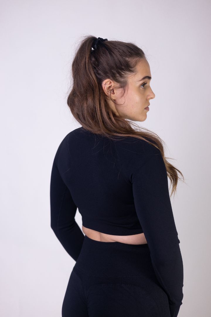 Lila Longsleeve Crop Top