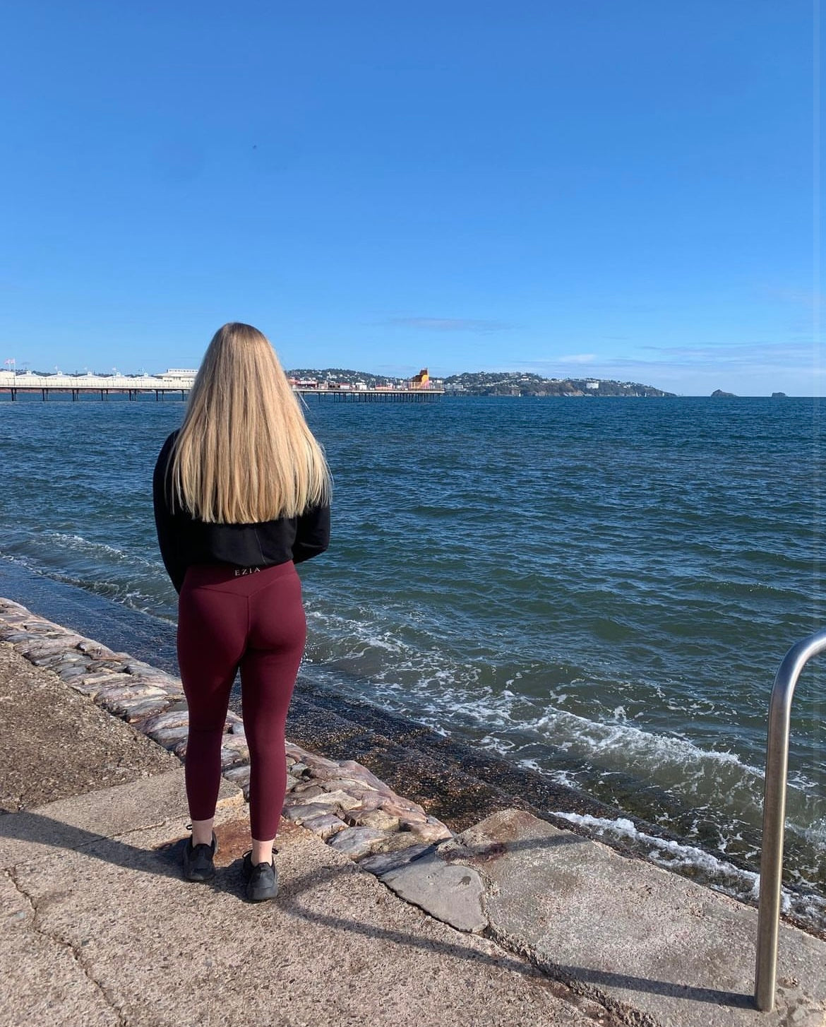 Sienna Leggings - Wine Red