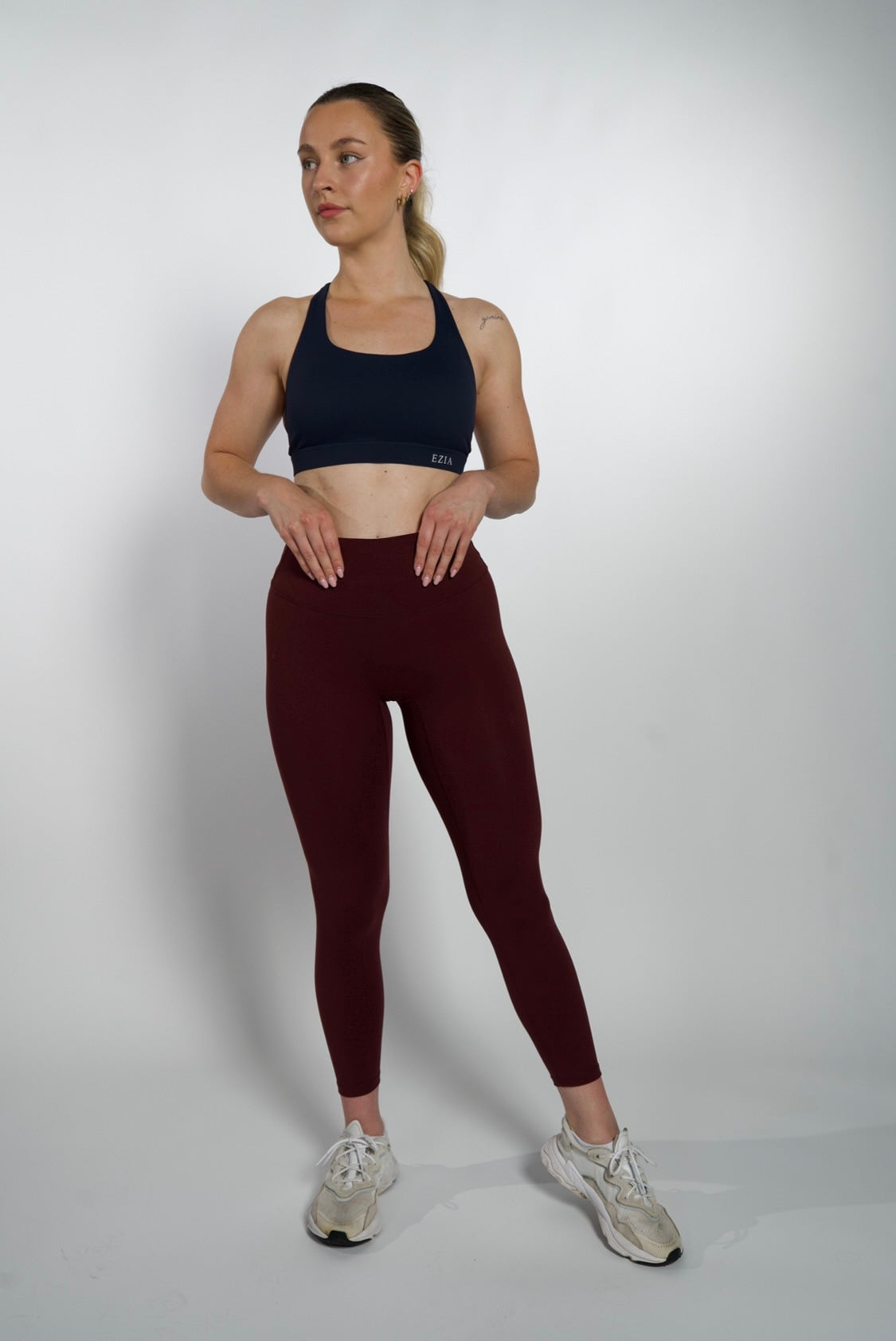Sienna Leggings - Wine Red