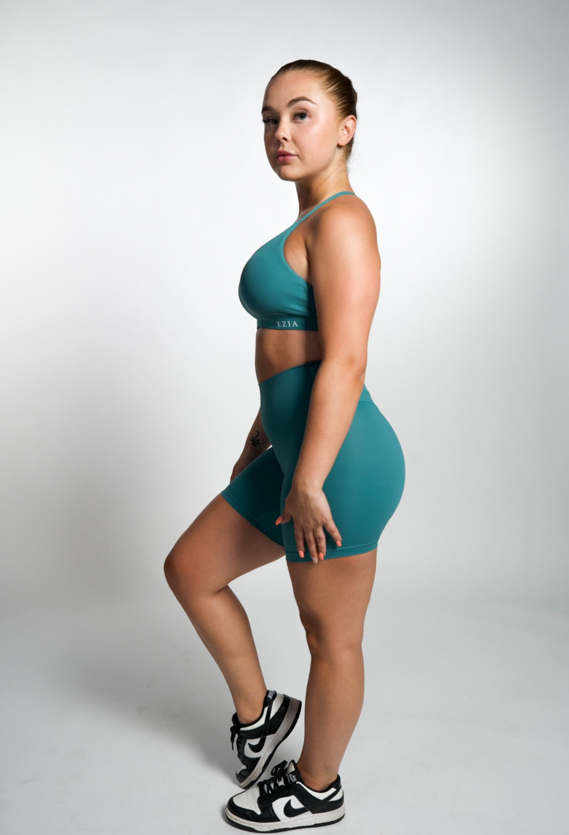 Bella Rose Shorts - Teal