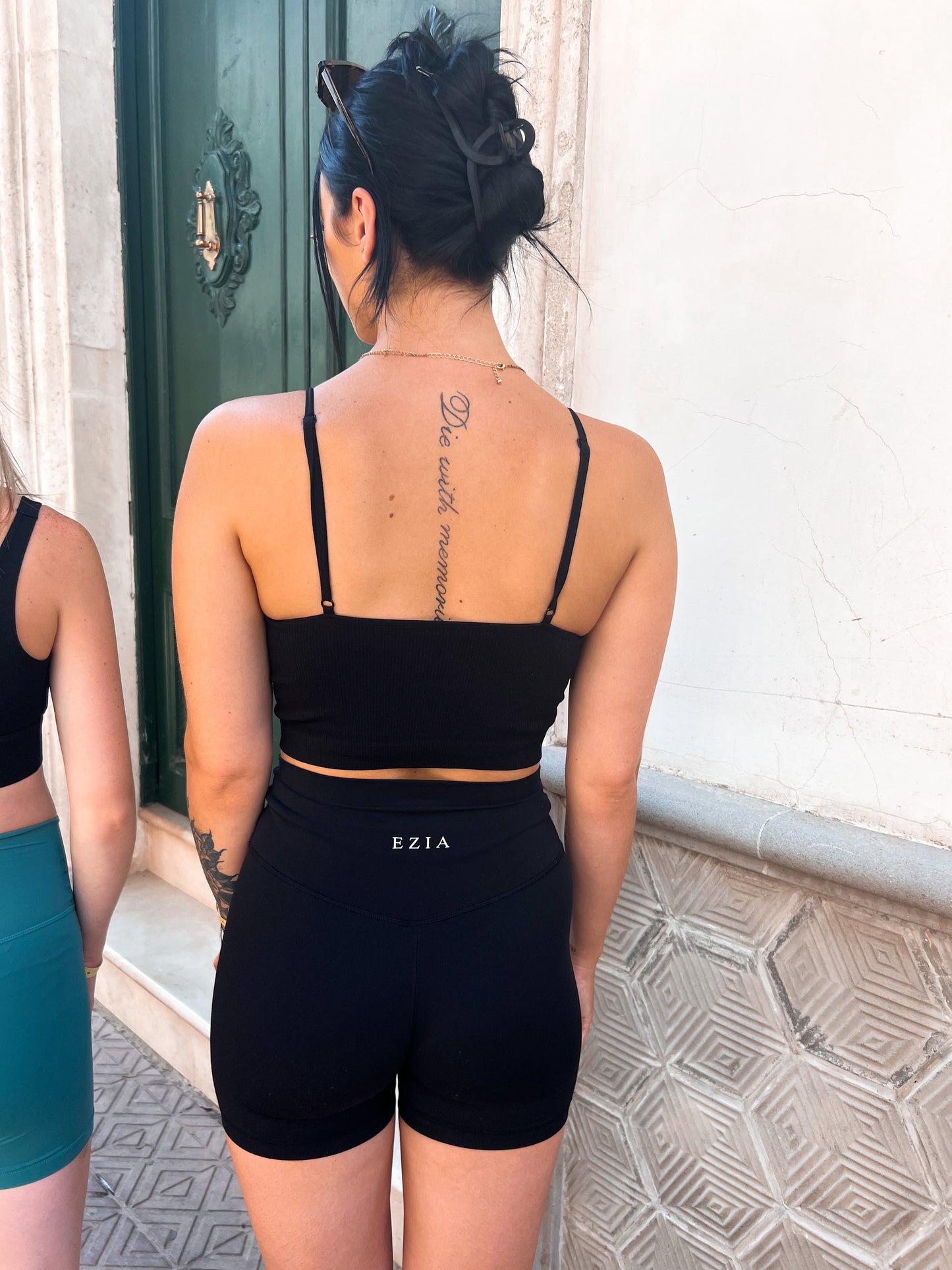 Bella Rose Shorts - Black