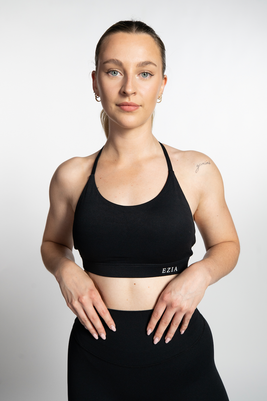 Bella Rose Sports Bra - Black