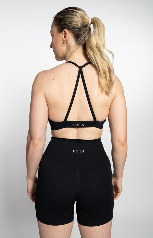 Bella Rose Sports Bra - Black