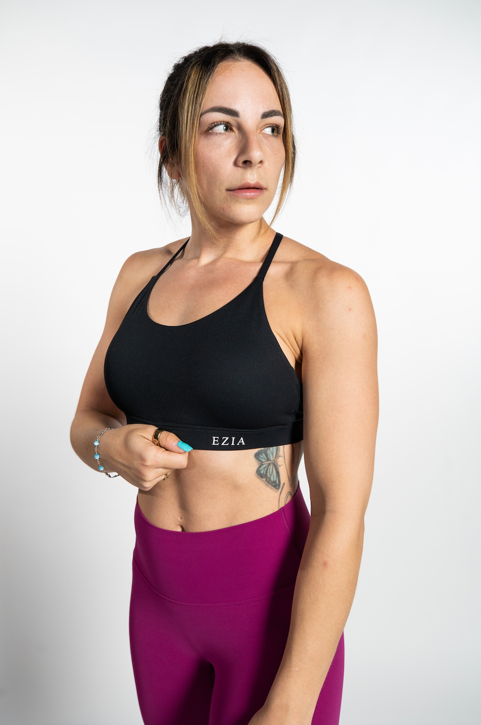 Bella Rose Sports Bra - Black