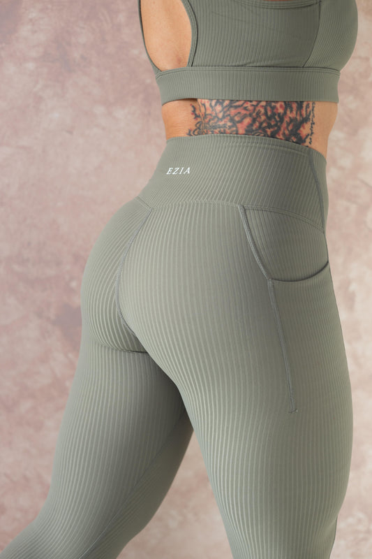 Mila Leggings - Khaki