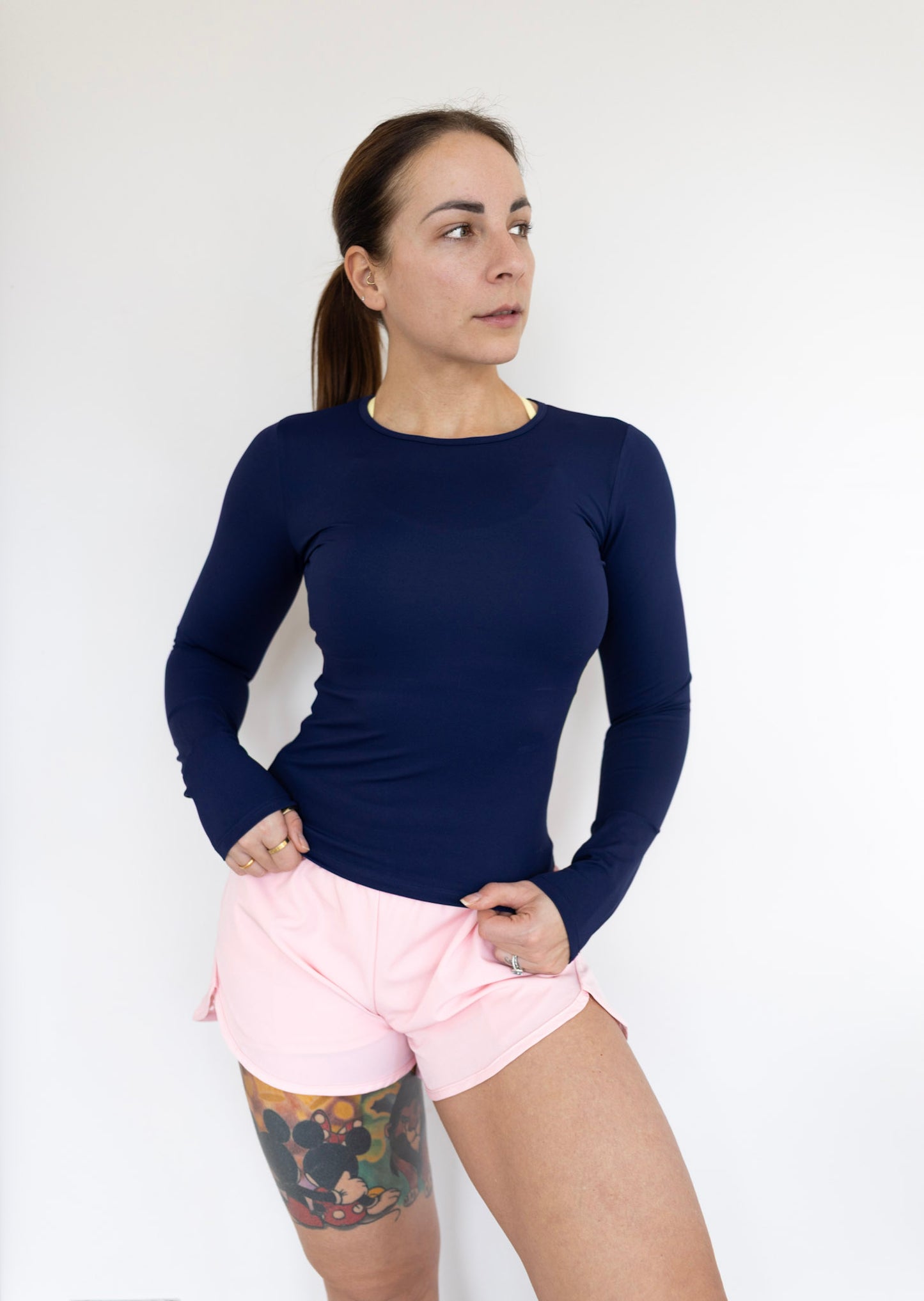 Gabriella Long Sleeve Top - Indigo