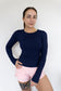 Gabriella Long Sleeve Top - Indigo