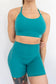 Bella Rose Sports Bra - Teal