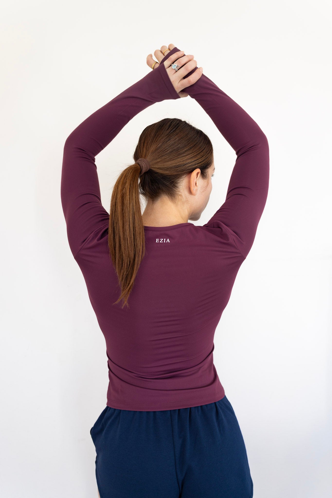 Gabriella Long Sleeve Top - Plum