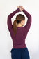 Gabriella Long Sleeve Top - Plum