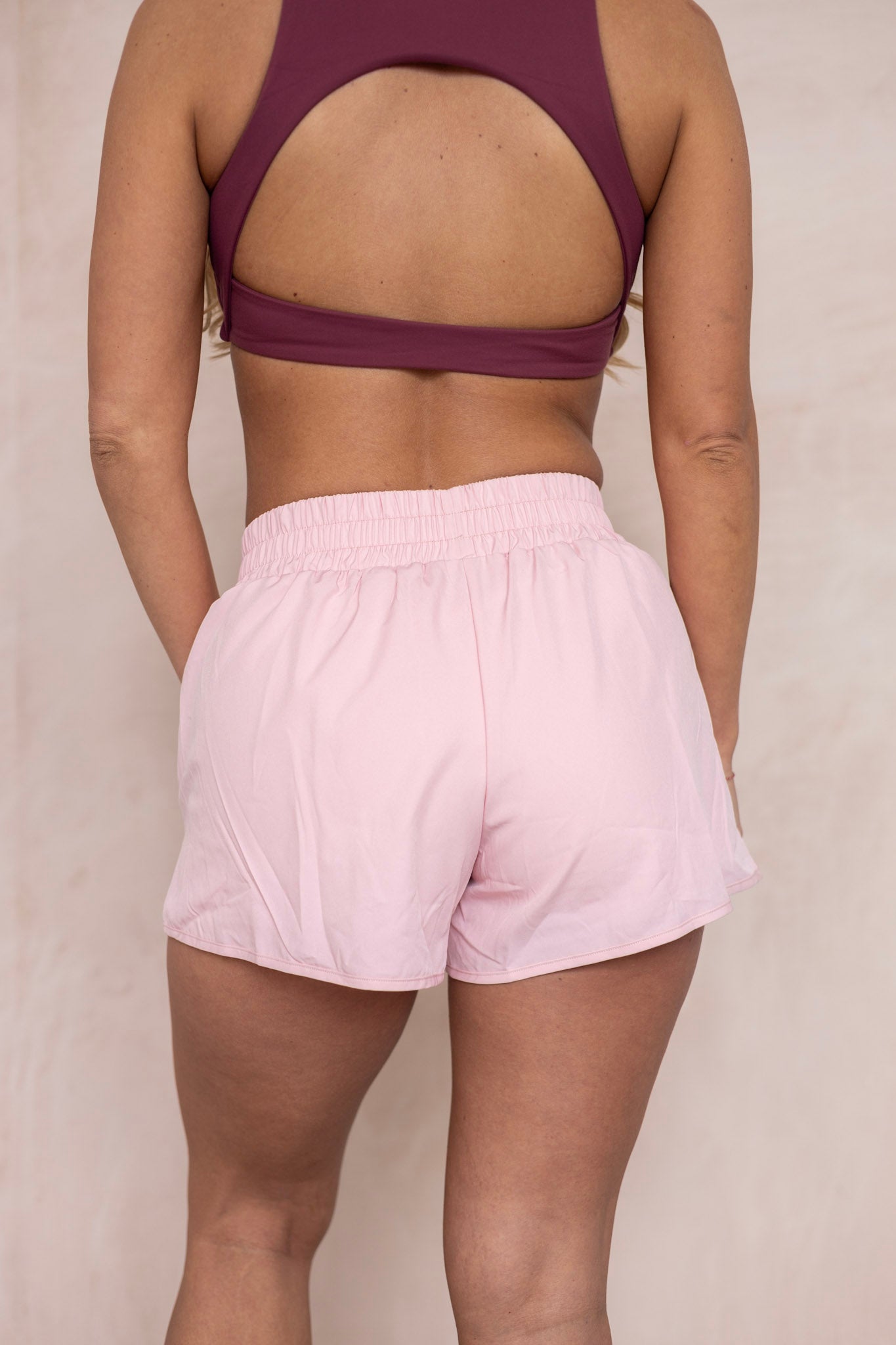 Aria Running Shorts - Petal