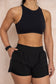 Aria Running Shorts - Black