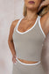 Zya Built-In Bra Vest - Linen