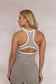 Zya Built-In Bra Vest - Linen