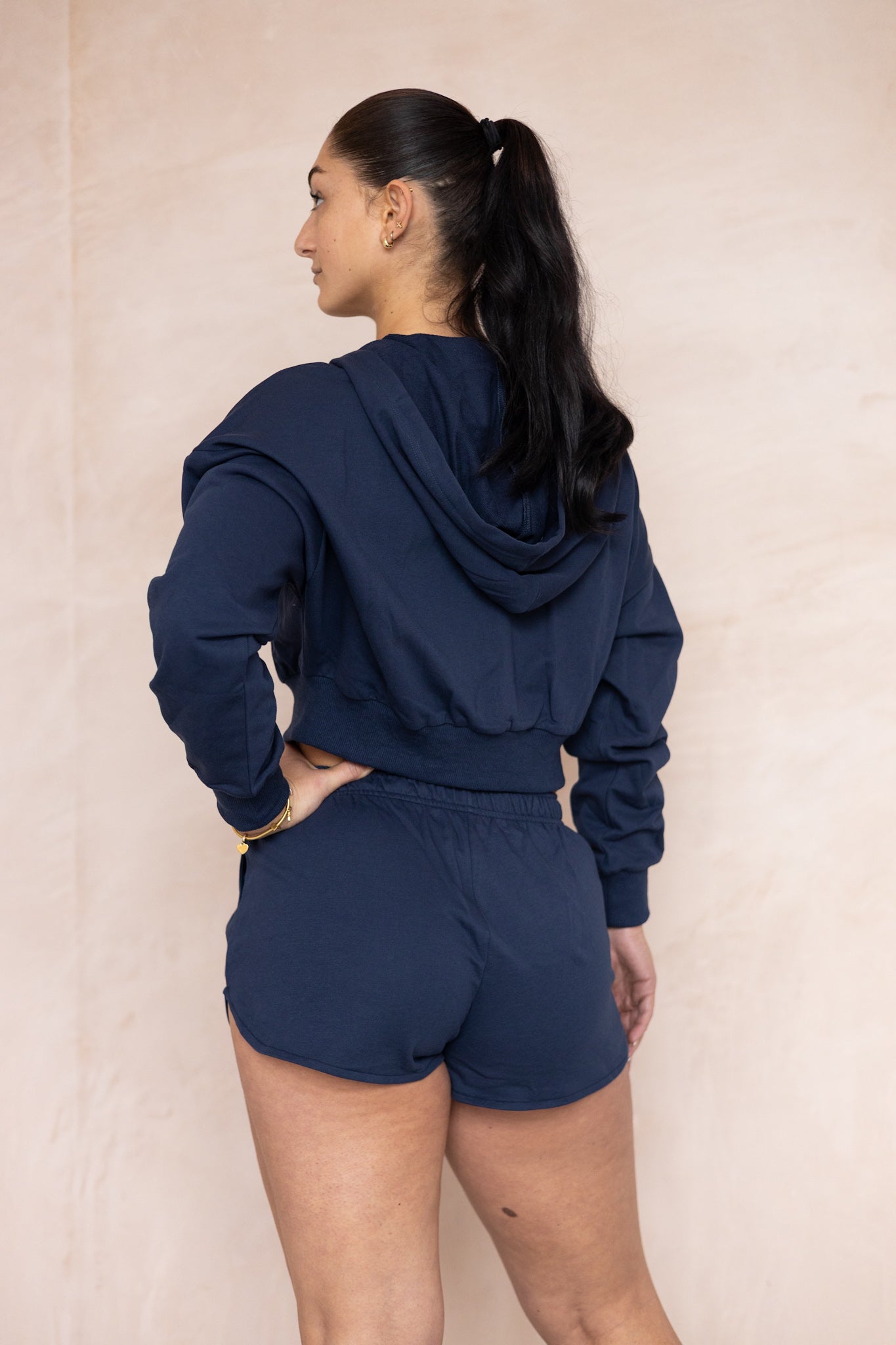 Nova Zip Hoodie - Navy