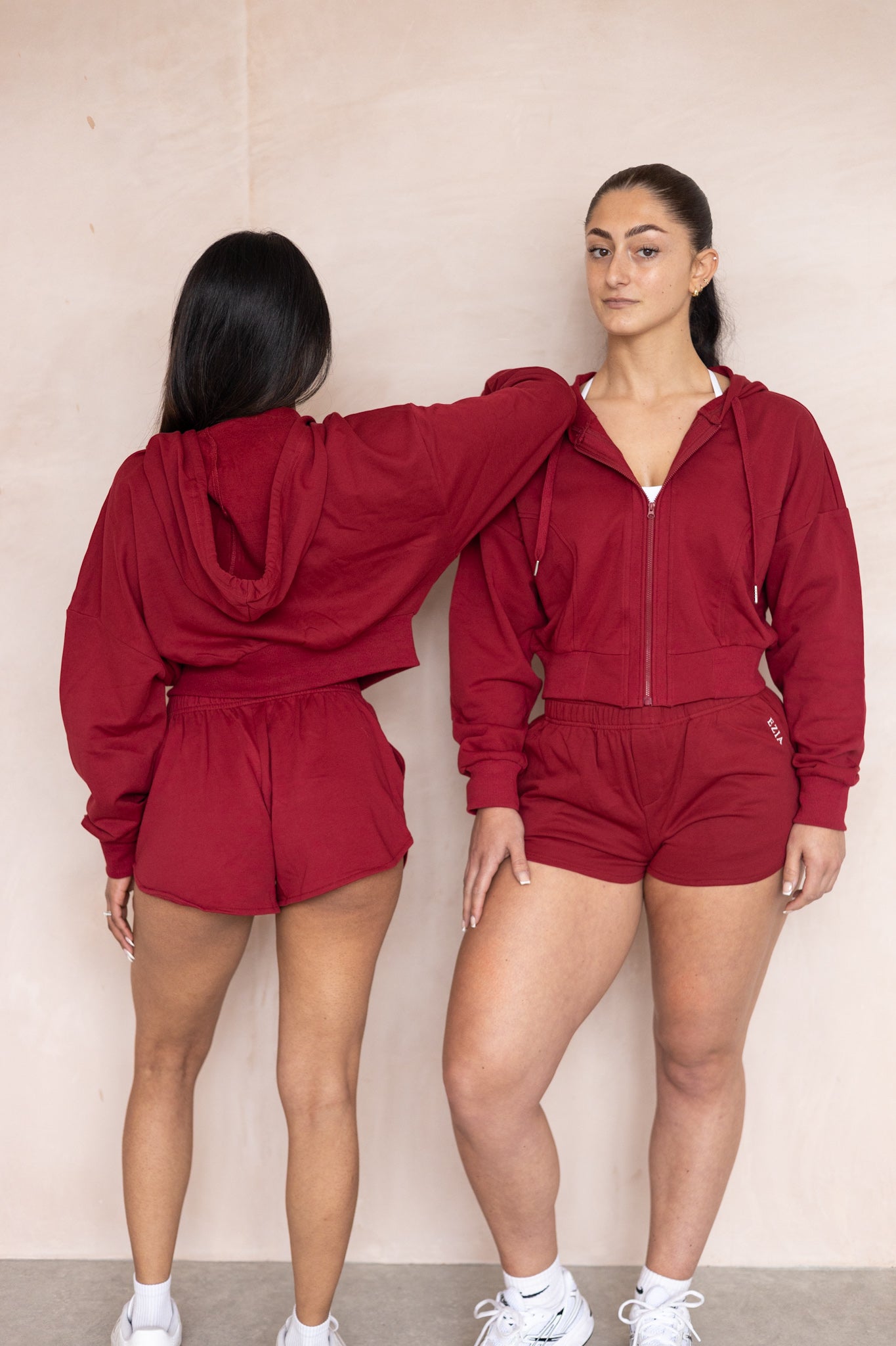 Nova Zip Hoodie - Scarlet
