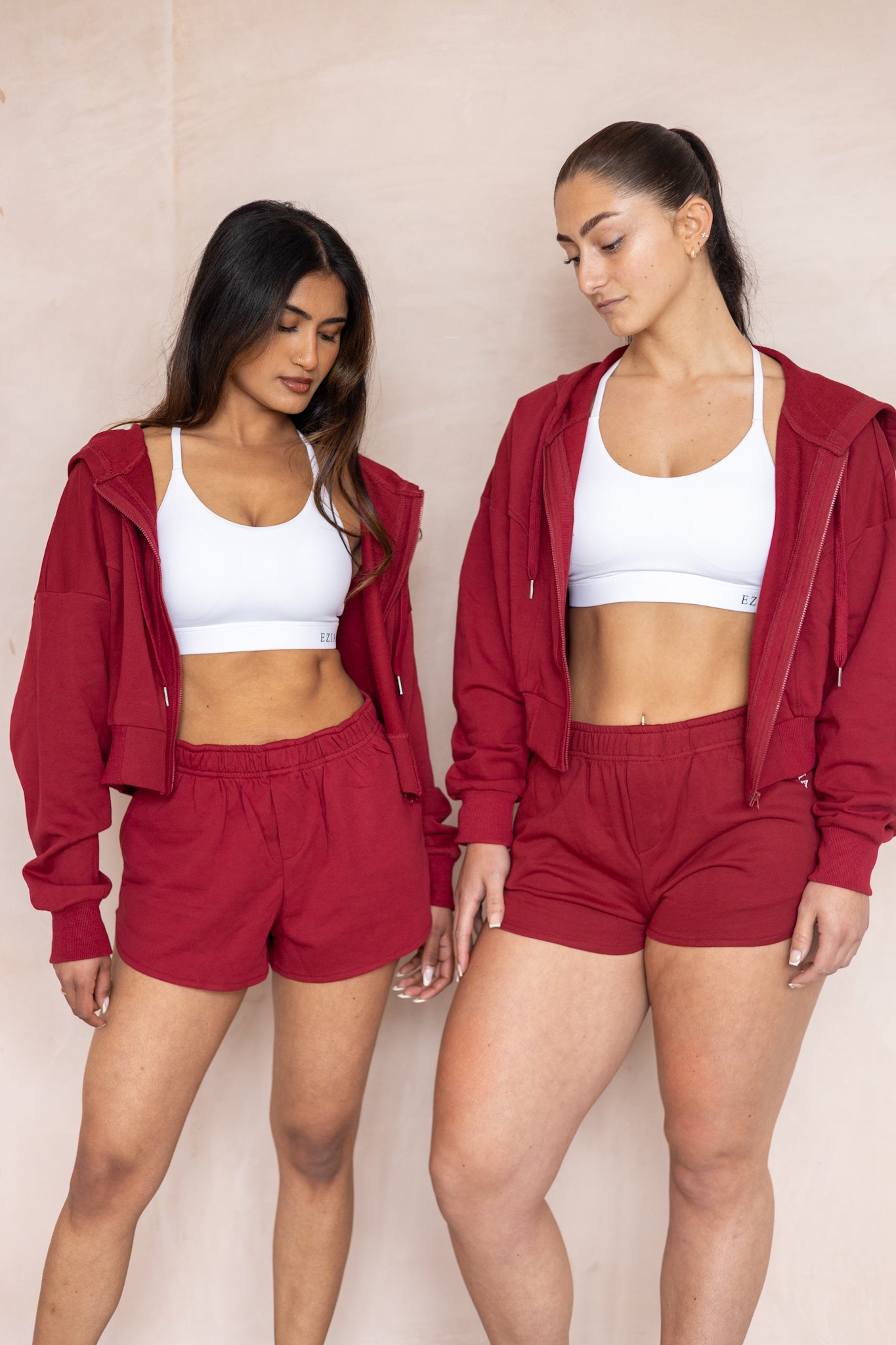 Nova Zip Hoodie - Scarlet